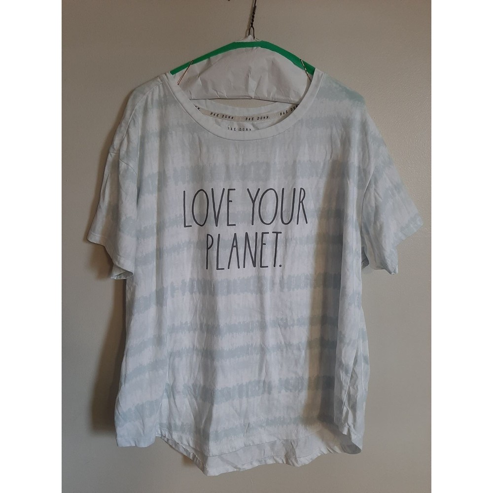 Rae Dunn plus size 2x "Save the Planet" tee